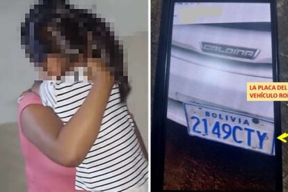 Robo de vehículo con niña en Ivirgazama