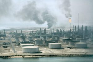 Arabia Saudita disminución de producción de petróleo