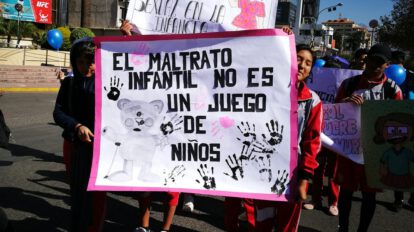 Acciones de protesta contra la impunidad de delitos sexuales contra menores