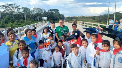 Gobernación del Beni estrena puente que vinculará a dos provincias