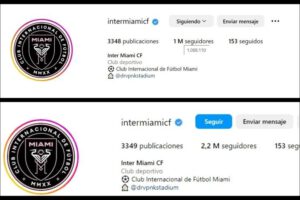 Messi Inter Miami provoca aumento de seguidores en Instagram