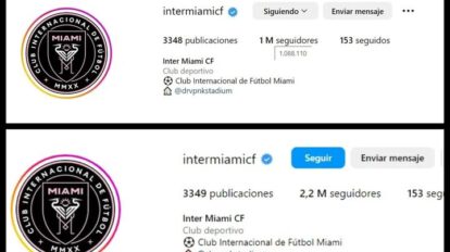 Messi Inter Miami provoca aumento de seguidores en Instagram