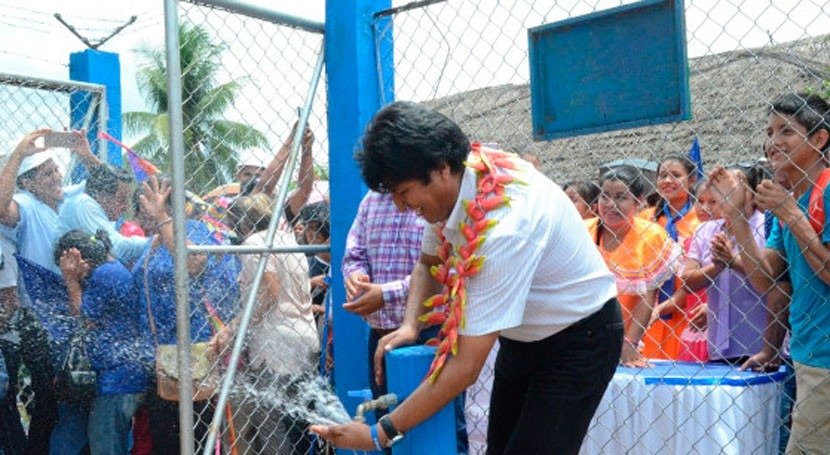 Evo Morales denuncia campaña política de Luis Arce con obras inauguradas