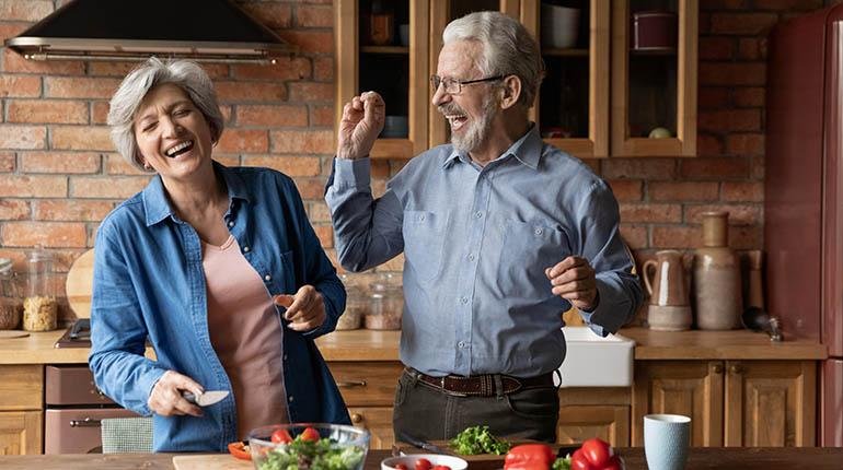 Envejecimiento saludable y alegría compartida