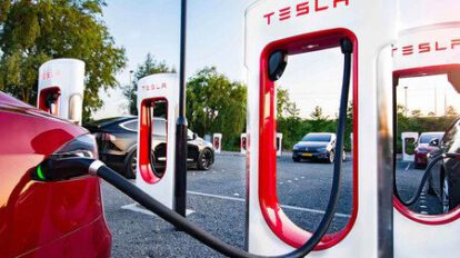 Cargadores rápidos de Tesla para vehículos eléctricos