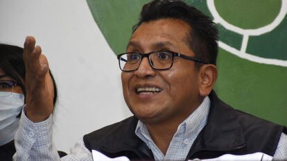 Conflicto en Apdhb con Pedro Callisaya