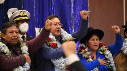 Apoyo a Luis Arce por Bartolina Sisa
