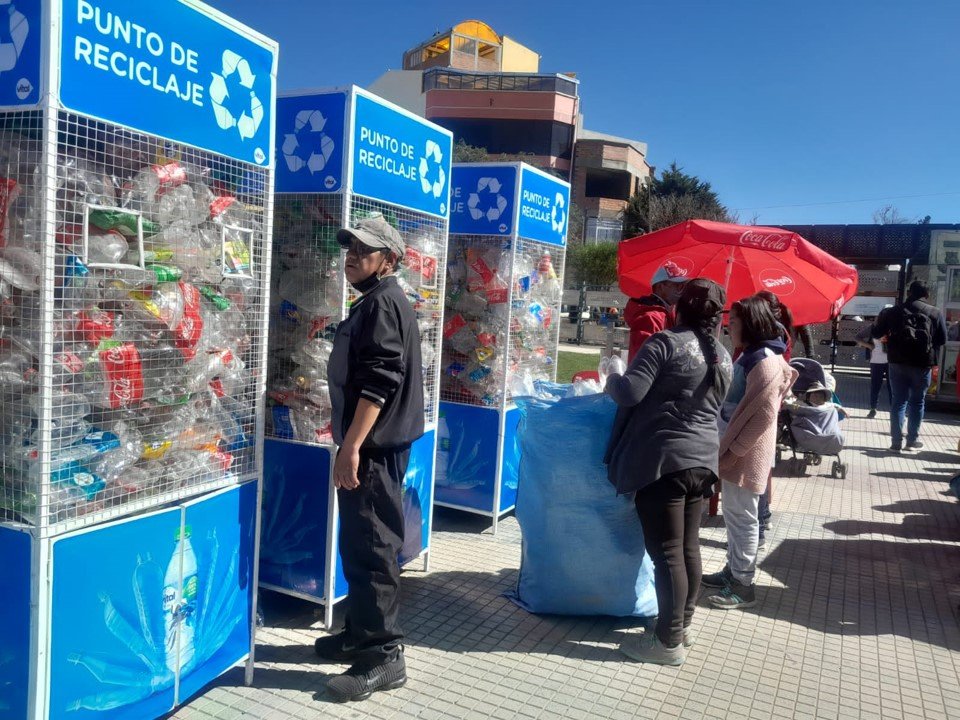 Coca-Cola reciclaje botellas en Bolivia