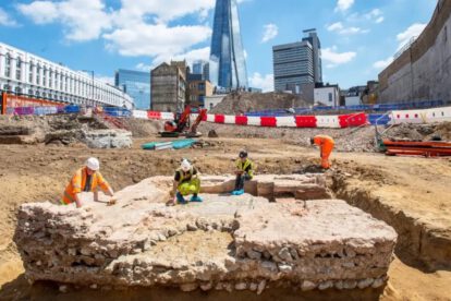 Mausoleo romano descubierto en London Bridge
