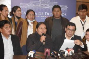 Veto de autoridades en congresos y críticas de Deisy Choque