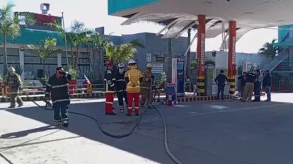 Explosión en estación de servicio en Santa Cruz
