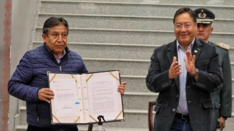 Ley contra la corrupción presentada por Luis Arce