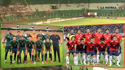 Bolivia frente a Chile en partido amistoso