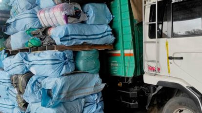 Ropa usada de contrabando incautada en Tarija