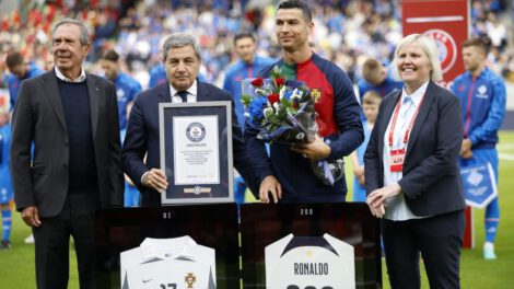 Cristiano Ronaldo marca un nuevo hito en su carrera con la selección portuguesa