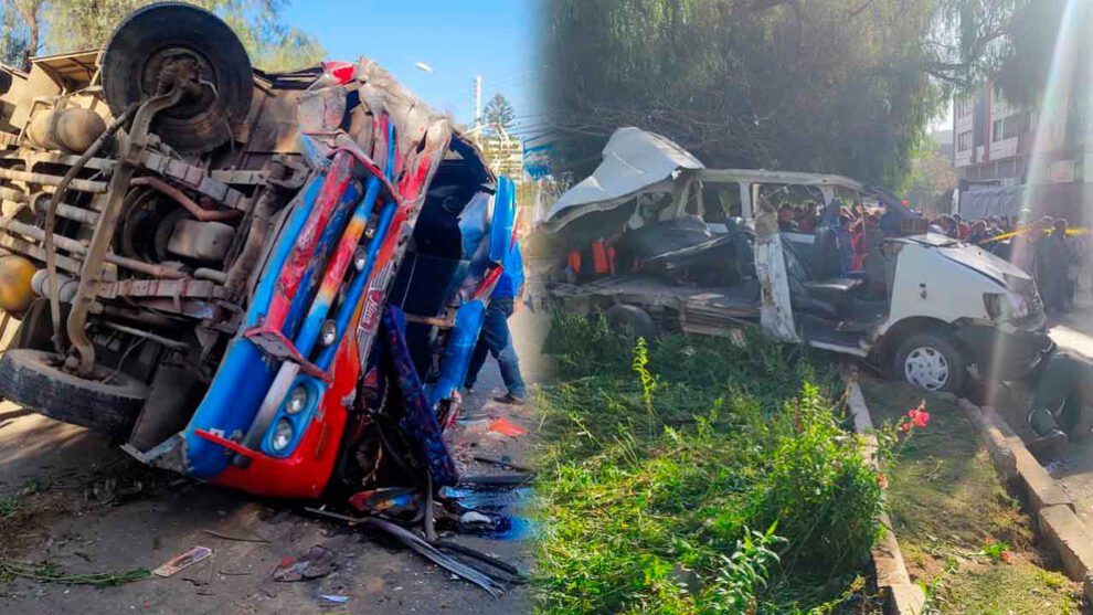 Accidente de tránsito en Cochabamba