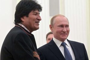 Evo Morales solidaridad con Putin ante crisis interna