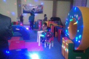 Sala de estimulación multisensorial para estudiantes con discapacidad