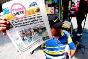 Cierre de Página Siete en La Paz
