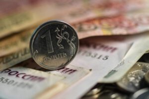 Caída del rublo en Rusia