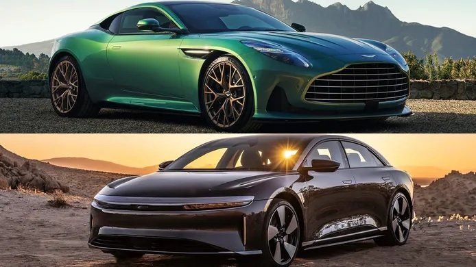Tecnología en vehículos eléctricos de Lucid y Aston Martin