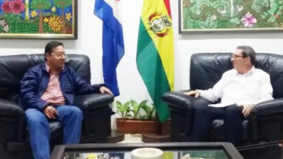 Visita del Presidente boliviano a Cuba