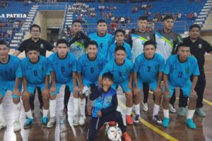 Oruro goleando a Riberalta en el torneo nacional de selecciones de futsal Sub-18