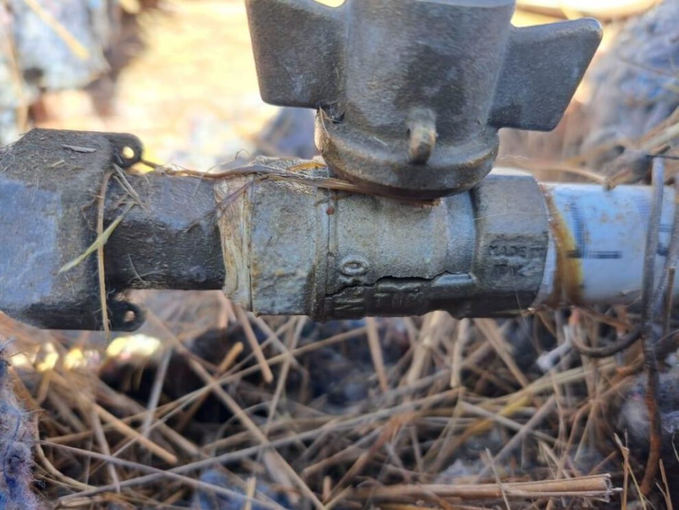 Congelamiento de medidores de agua en Oruro