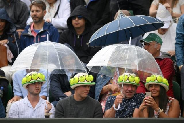 Lluvia arruina jornada en Wimbledon