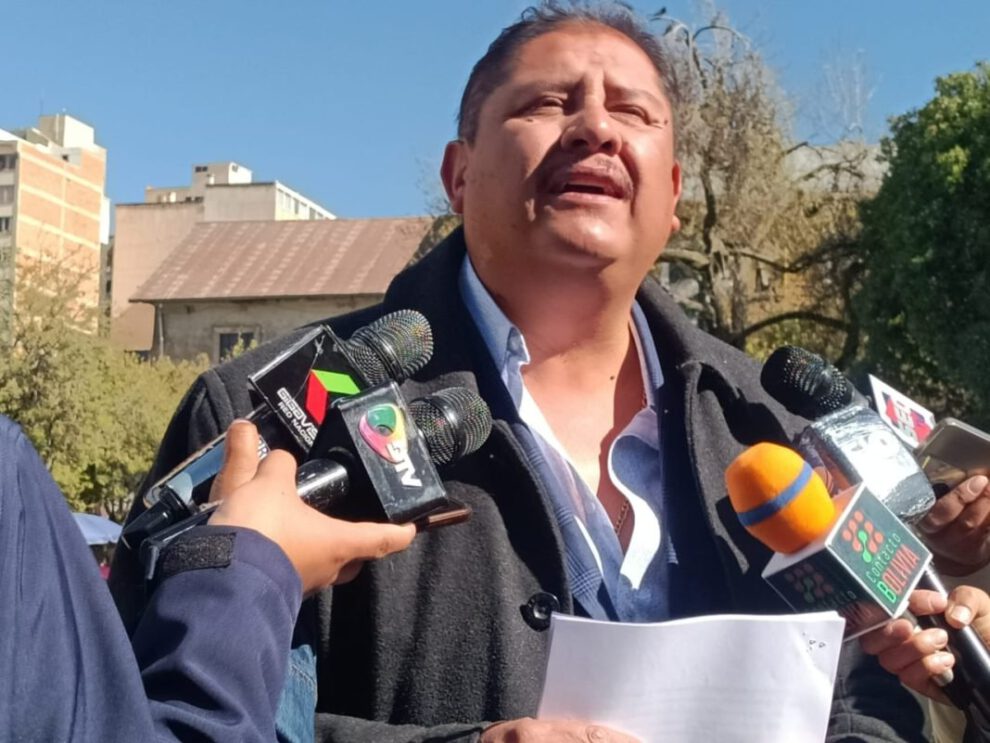 Evo Morales y el abogado Ludwig Ledezma
