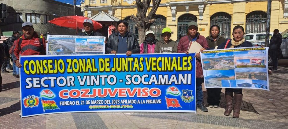 Reubicación de empresas ilegales en Vinto-Socamani