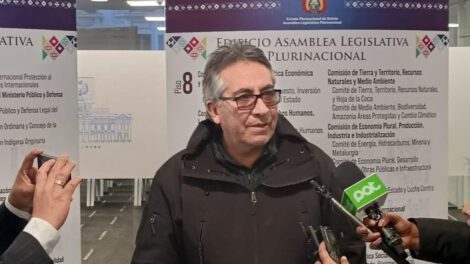 El viceministro de Coordinación Gubernamental, Gustavo Torrico, habla sobre elecciones judiciales