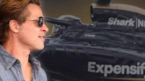 Brad Pitt Fórmula 1 en Silverstone