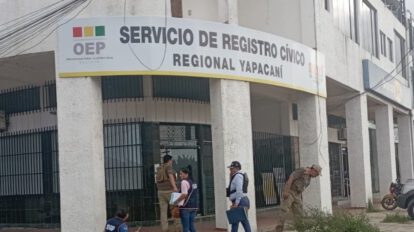 Cédula de identidad falsa en el Servicio de registro Cívico de Yapacaní