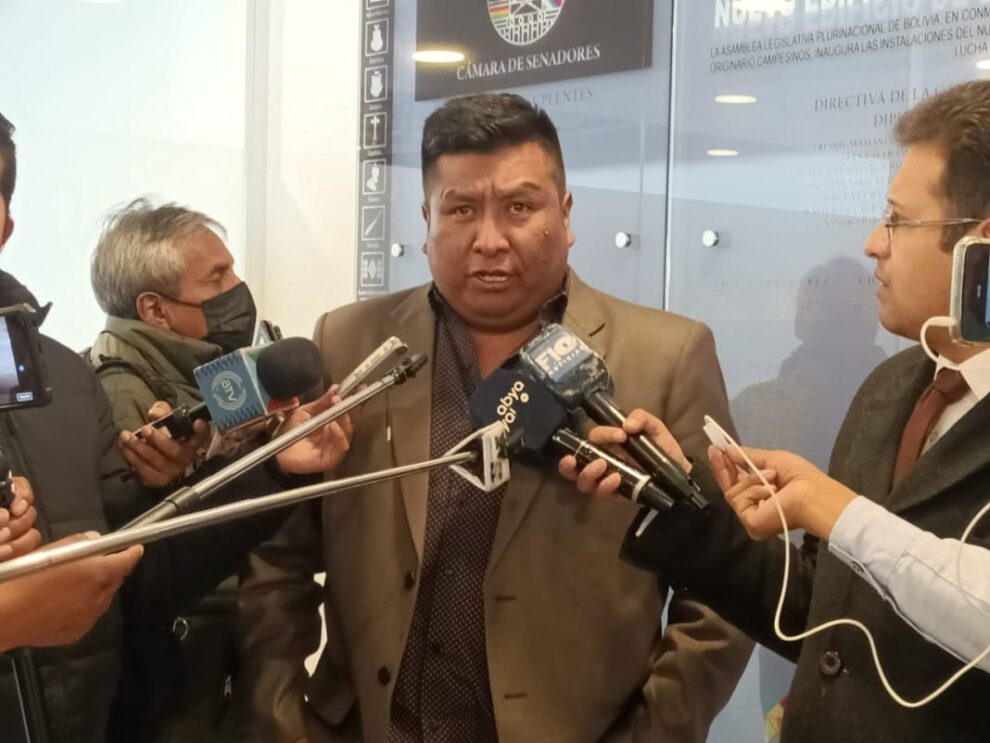 El diputado del MAS, Hilarión Mamani, habla sobre elecciones judiciales