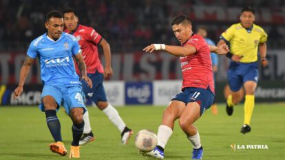 Amaral fue parte del equipo de Wilstermann en el cotejo que jugó contra Blooming
