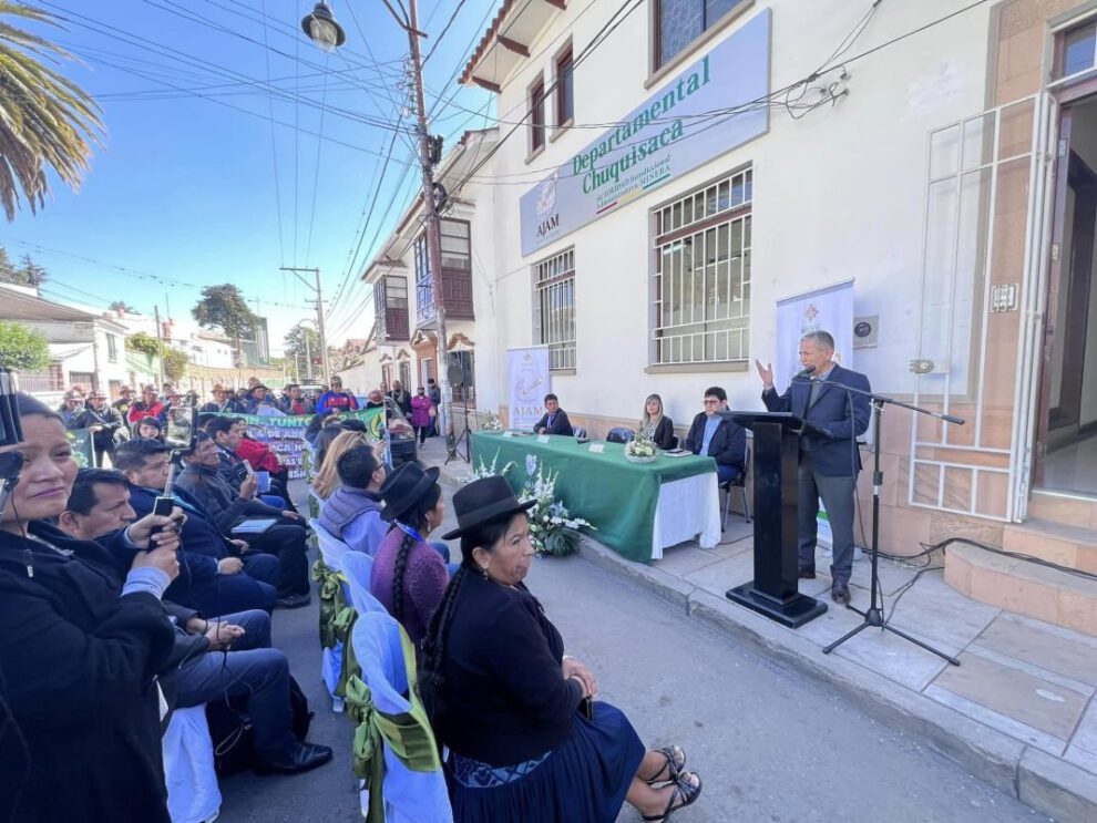 Inauguran nueva oficina de AJAM en Chuquisaca