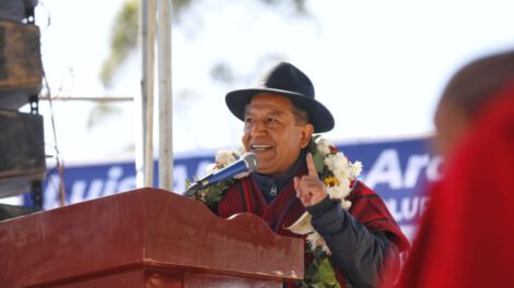 Choquehuanca disculpas discurso controversial en unidad educativa Ichoca