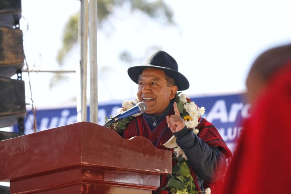 Choquehuanca disculpas discurso controversial en unidad educativa Ichoca