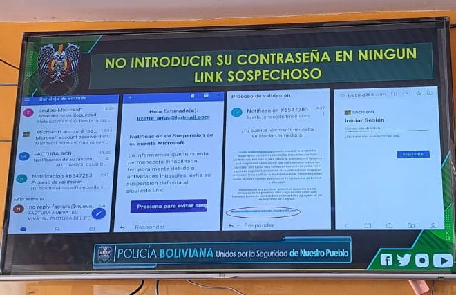 Estafas cibernéticas en La Paz