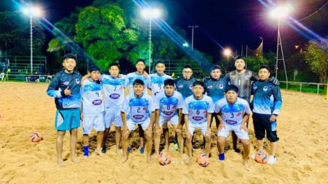 Torneo Nacional de Fútbol Playa Sub 20 en Santa Cruz