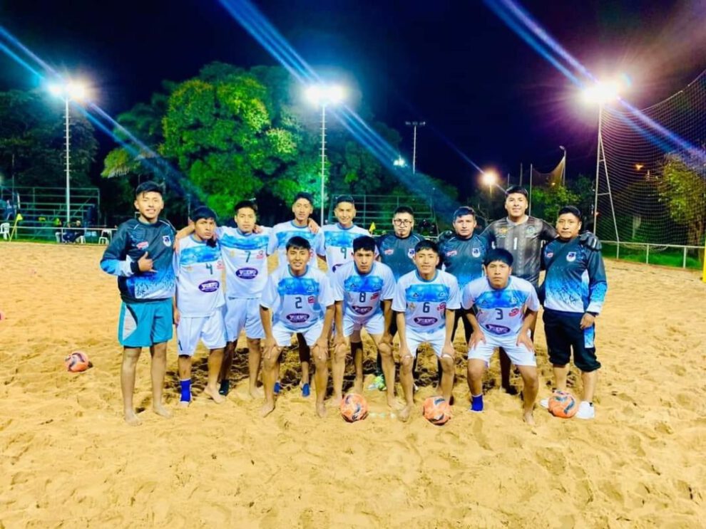 Torneo Nacional de Fútbol Playa Sub 20 en Santa Cruz