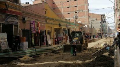 Proyecto de asfaltado en Oruro