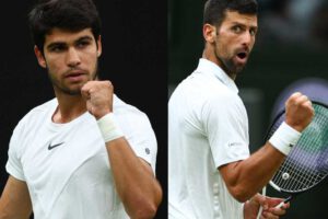 Final de Wimbledon entre Carlos Alcaraz y Novak Djokovic