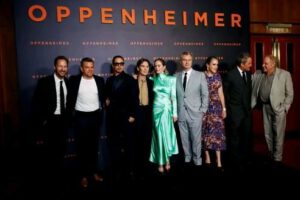 Premiere mundial de Oppenheimer en París