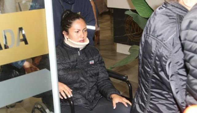 Aprehensión de Yuliana V. A. por agresión a la asambleísta Muriel Cruz