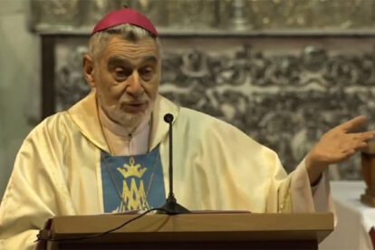 Monseñor Sergio Gualberti pide ayuda a la Virgen del Carmen