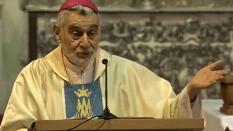 Monseñor Sergio Gualberti pide ayuda a la Virgen del Carmen