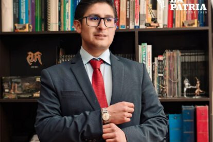 Roger Andres Cortéz Chavez, joven ingeniero civil y ponente en el Congreso Mundial de la Carretera
