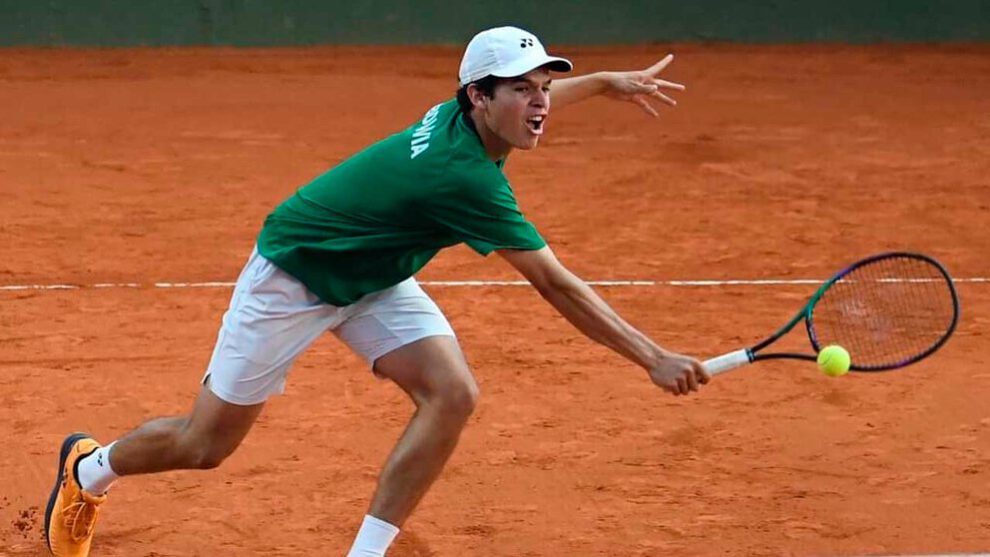 Juan Carlos Prado en el torneo ITF F16 de Alemania